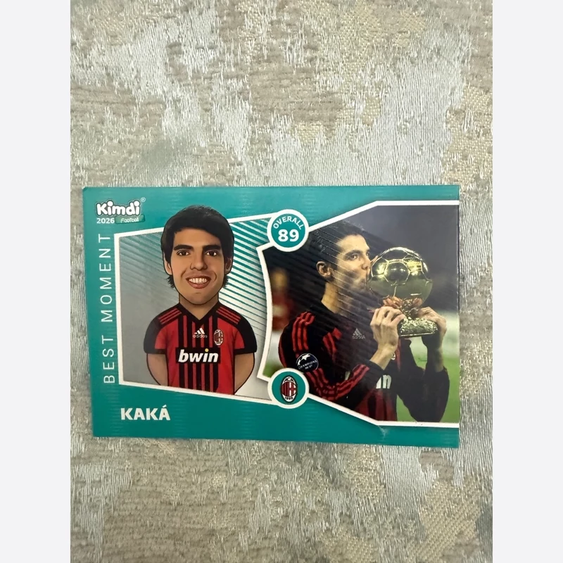 کارت فوتبال Kimdi — کیمدی کارت کدنخورده 2026 سری Best Moment - کاکا — آدری‌استور — تصویر 4